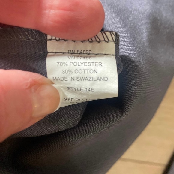 The Haband Tailgater Gray Button Up Shirt Extra Large Swaziland - Picture 4 of 7